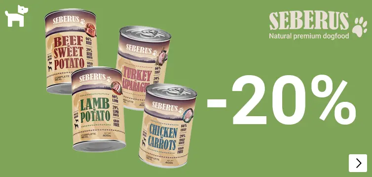 SEBERUS WET AND DRY natvoer 20% korting DOG