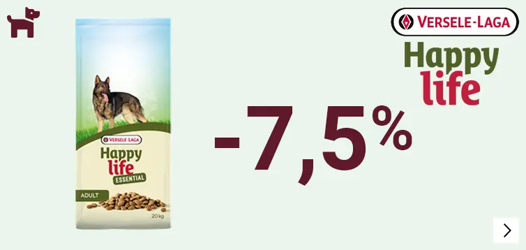 Versele Laga Happy life essential 20kg 7,5% korting