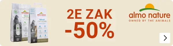 Almo kattenbakvulling 2e zak 50% korting