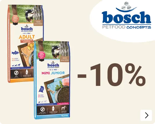 BOSCH hondenvoer 10% korting DOG