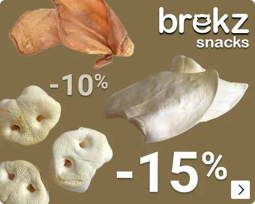 NATUURSNACKS - Brekz natuursnacks tot 15% korting DOG