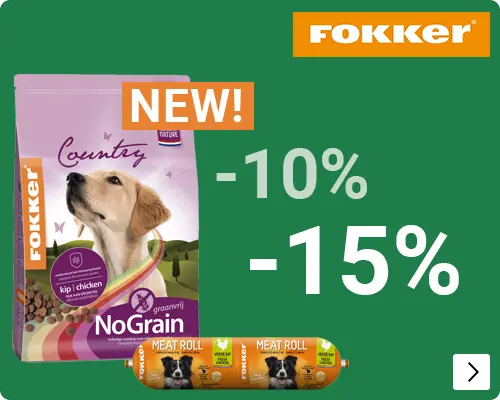 FOKKER H+K tot 15% korting DOG