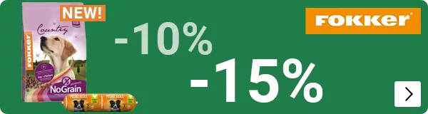 FOKKER H+K tot 15% korting DOG