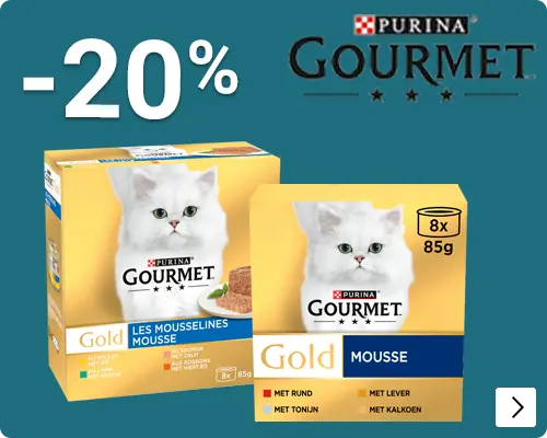 Gourmet gold kattenvoer nat 20% korting muv 96 pk 10% korting CAT