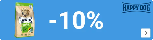 HAPPY DOG NC 10% korting DOG