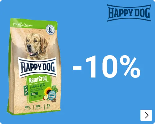 HAPPY DOG NC 10% korting DOG