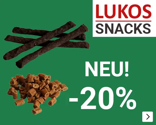 NEW LUKOS SNACKS 20% korting DOG