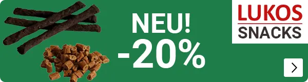 NEW LUKOS SNACKS 20% korting DOG