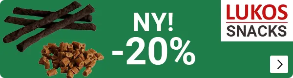 NEW LUKOS SNACKS 20% korting DOG