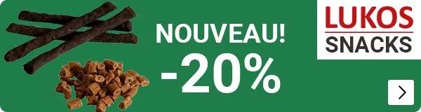 NEW LUKOS SNACKS 20% korting DOG