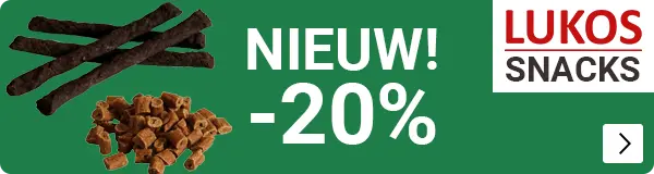 NEW LUKOS SNACKS 20% korting DOG