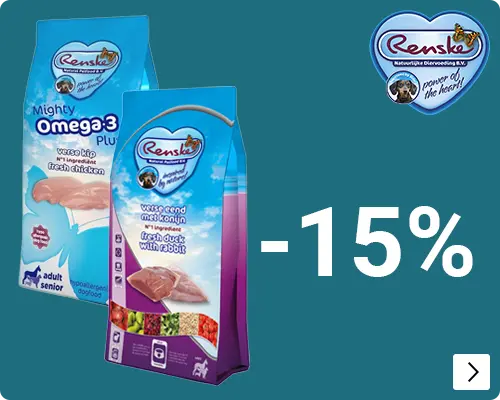 RENSKE 6,5 kg 15% korting droogvoer DOG