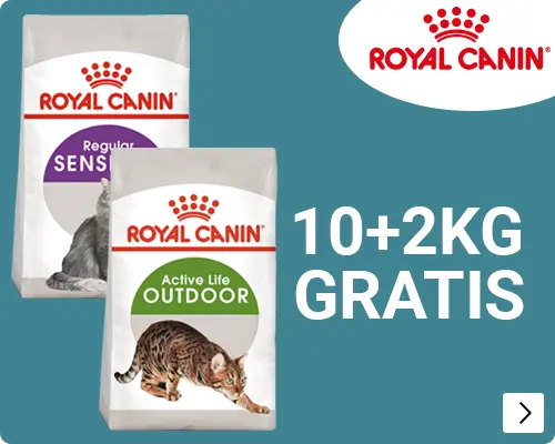 Royal Canin bonusbags kat 10+2 kg gratis CAT