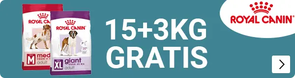 Royal Canin bonusbags  hond 15+3 8+1 gratis DOG