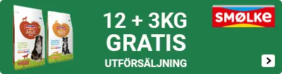 Smølke bonusbags hond 12+3 kg gratis