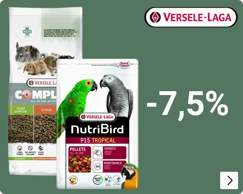 Versele Laga Nutribird vogelvoer 10kg , diverse soorten 7,5% korting en Complete kannagdiervoer diverse soorten, 7,5% korting