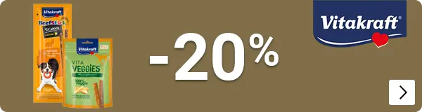 VITAKRAFT STICKS 20% korting DOG
