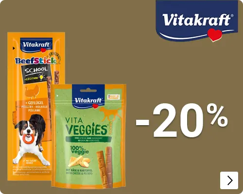 VITAKRAFT STICKS 20% korting DOG