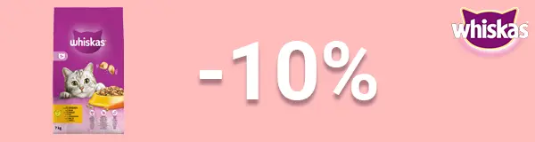Whiskas droogvoer 7 kg 10% korting CAT