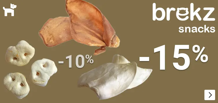 NATUURSNACKS - Brekz natuursnacks tot 15% korting DOG