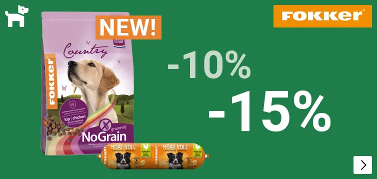 FOKKER H+K tot 15% korting DOG