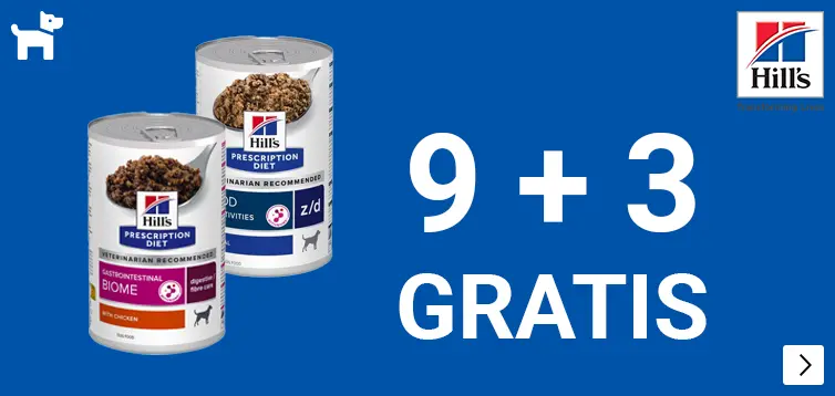 Hill's Prescription Diet Natvoer 9+3 gratis DOG