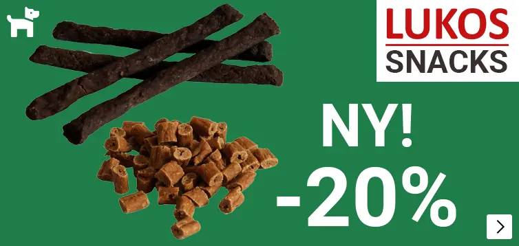 NEW LUKOS SNACKS 20% korting DOG