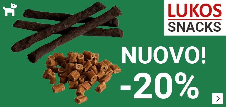 NEW LUKOS SNACKS 20% korting DOG