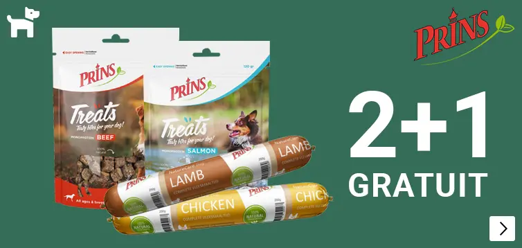Prins treats en nature care worsten 2+1 gratis DOG