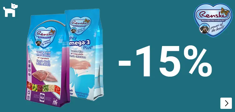 RENSKE 6,5 kg 15% korting droogvoer DOG
