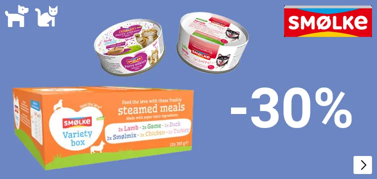Smølke vers gestoomde maaltoijden of pate 30% korting DOG CAT