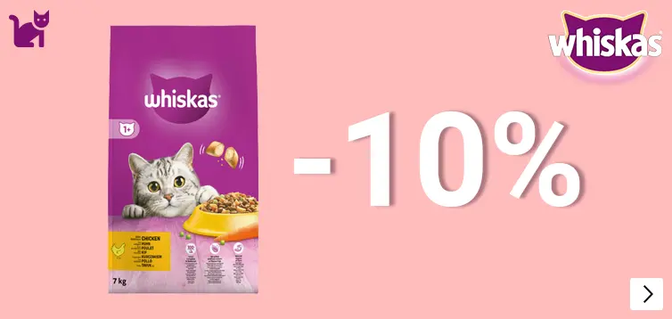 Whiskas droogvoer 7 kg 10% korting CAT