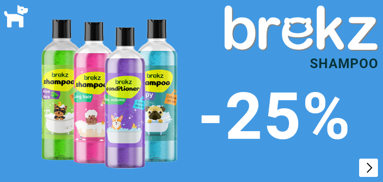 BREKZ SHAMPOOS 25% korting DOG