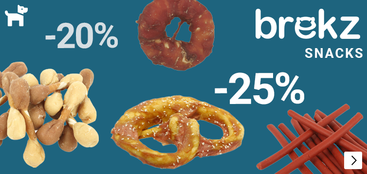BREKZ SNACKS tot 25% korting DOG