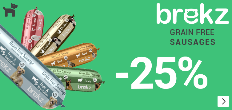 BREKZ GRAANVRIJE WORST 25% korting DOG