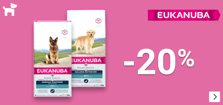 Eukanuba breed hondenvoer 20% korting DOG