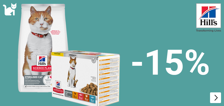 Hill's Science Plan Sterilised kattenvoer droog en nat 15% korting CAT