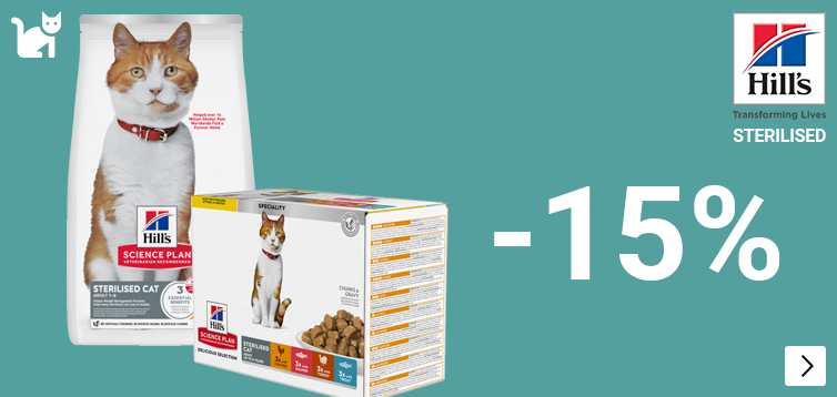 Hill's Science Plan Sterilised kattenvoer droog en nat 15% korting CAT