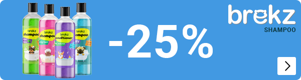 BREKZ SHAMPOOS 25% korting DOG