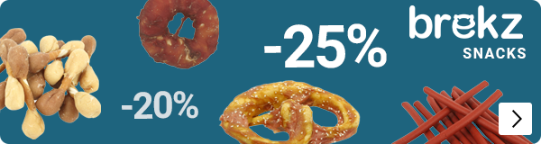 BREKZ SNACKS tot 25% korting DOG