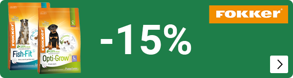 FOKKER 15% korting DOG