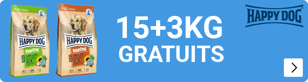 HAPPY DOG 15+3kg gratis DOG