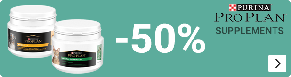 Pro Plan supplementen hond en kat 50% korting DOG CAT