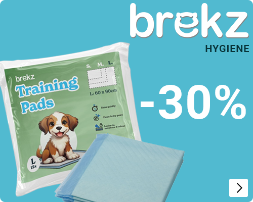 BREKZ PUPPY TRAININGSPADS 30% korting DOG