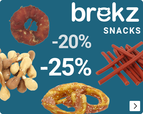 BREKZ SNACKS tot 25% korting DOG