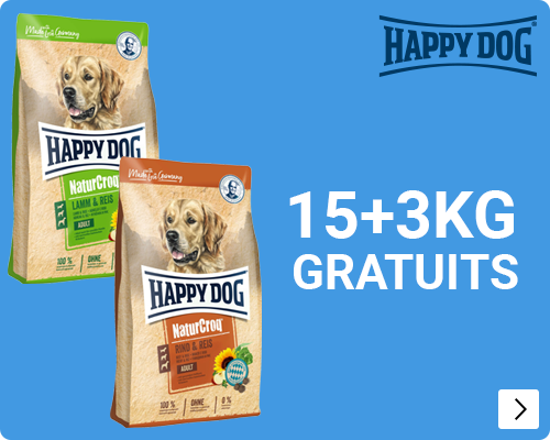 HAPPY DOG 15+3kg gratis DOG
