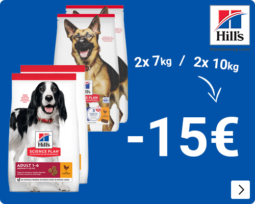 Hill's Sciece Plan multibuy life stage grootverpakkingen hond €15,00 korting DOG