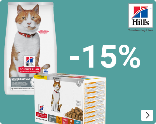 Hill's Science Plan Sterilised kattenvoer droog en nat 15% korting CAT