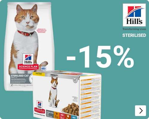 Hill's Science Plan Sterilised kattenvoer droog en nat 15% korting CAT