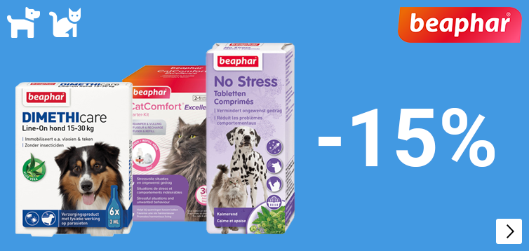 BEAPHAR 15% korting DOG CAT